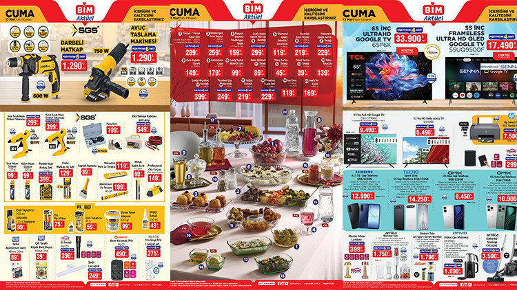 BİM 13 Mart kataloğu yayımlandı: Bu ürünler raflarda bayram şenliği yaşatacak